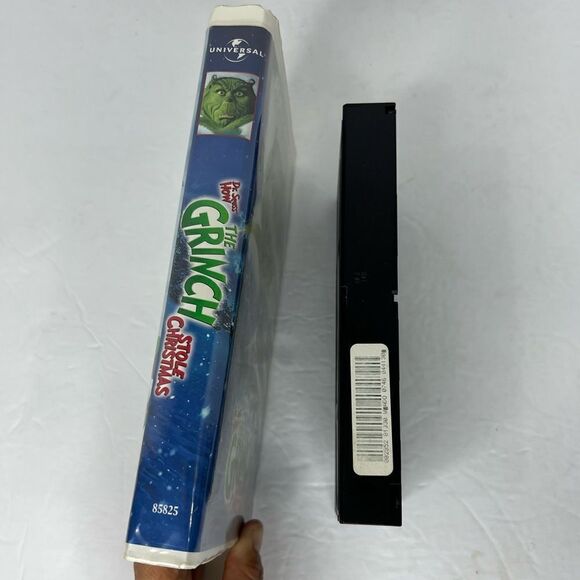 VHS Video Dr. Seuss How The Grinch Stole Christmas Live Action Movie Jim Carrey - Picture 3 of 4